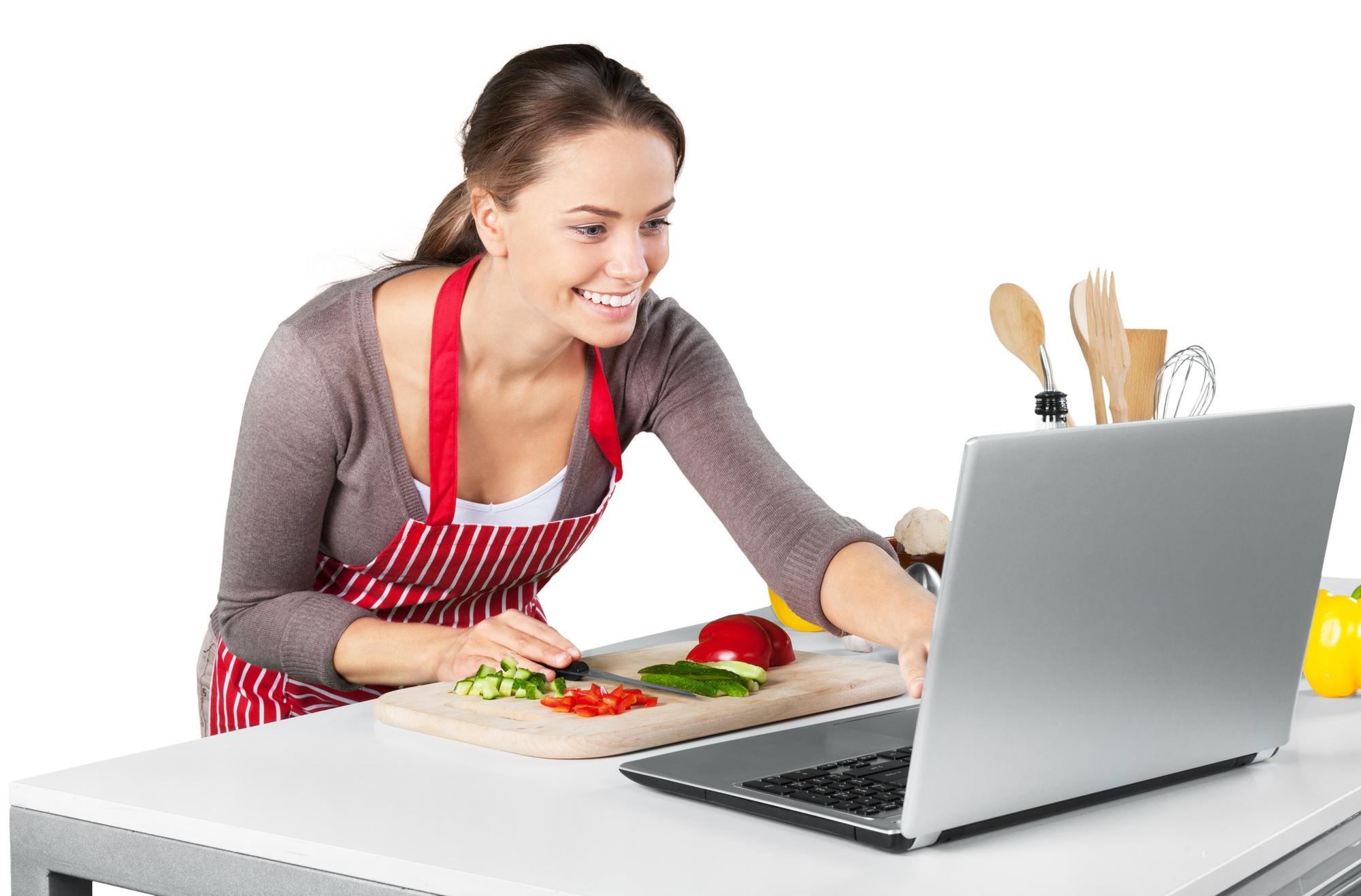 Invito a una sessione di cucina online